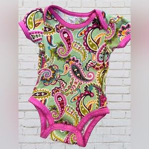 Vera Bradley Baby Onesie, 3-6 months, Ruffle Butt